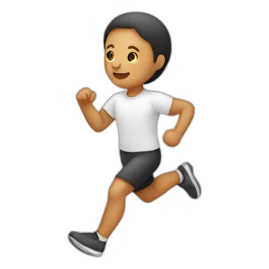 outline-borders-person-white-running sticker