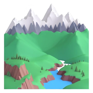 Khibiny mountains in Russia with distinctive peaks and geology sticker