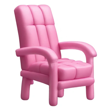 Chair made of gum sticker