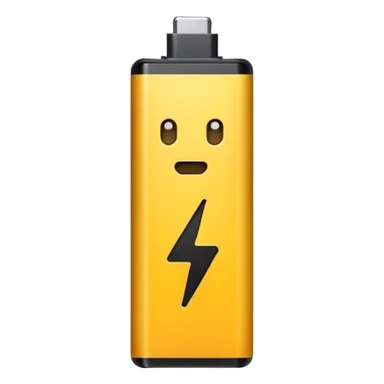 almost discharged battery sticker