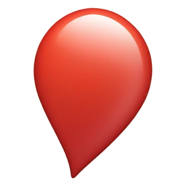 red map location pin sticker
