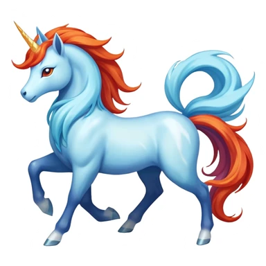 Rapidash-Suicune-hybrid sticker