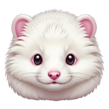 Furet blanc sticker