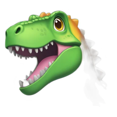 Dinosaurio de arcoiris sticker