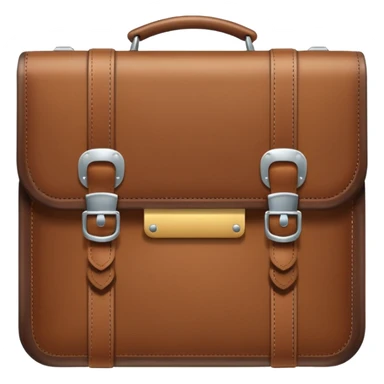 simple briefcase icon sticker
