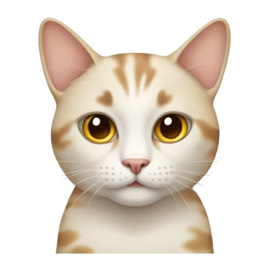 Neutral Face cat sticker