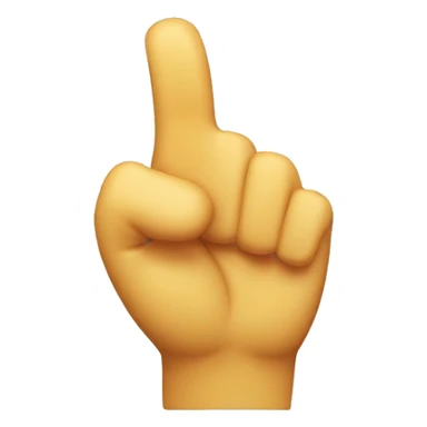 emoji with a single hand with two thumbs, one pointing up and one pointing down, indicating a merge of both thumbs up and thumbs down emoji sticker