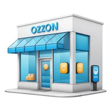 Ozon order pickup point sticker