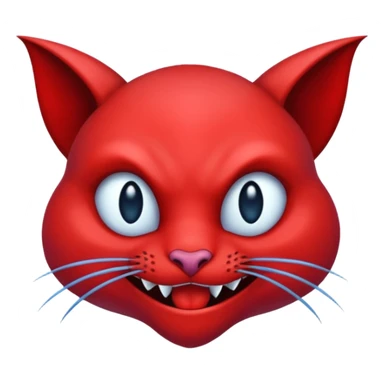 O inima mov,cu trecere spre albastru deschis si coada de drac! sticker