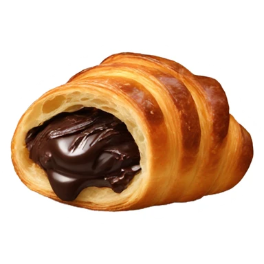 chocolate croissant  sticker