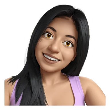 smiling girl in car interior sticker