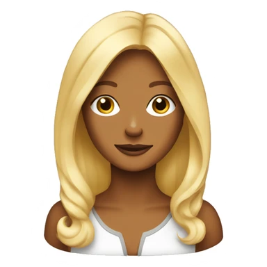 Blond woman and cavalier dog  sticker