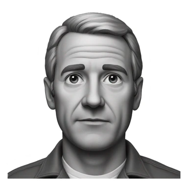 engenier 1970 photorealistic serious sticker