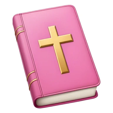 Pink bible sticker