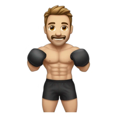 mancuernas gym sticker