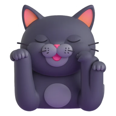 sleepy cat sticker