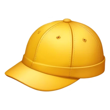 Broken yellow cap sticker