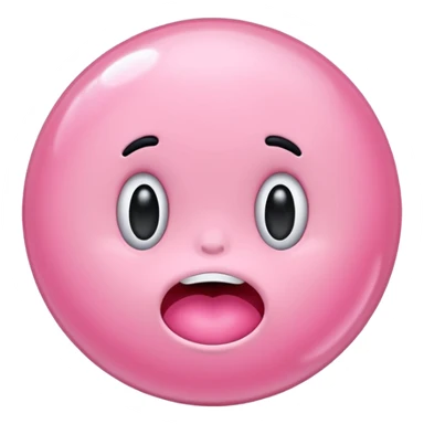 Pink bubble-gum sticker