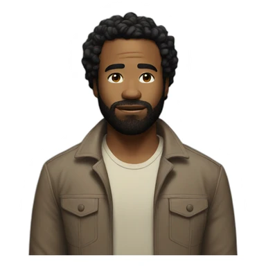 Donald glover full body sticker