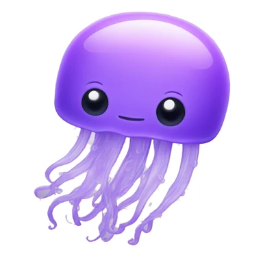 Light purple jellyfish sticker