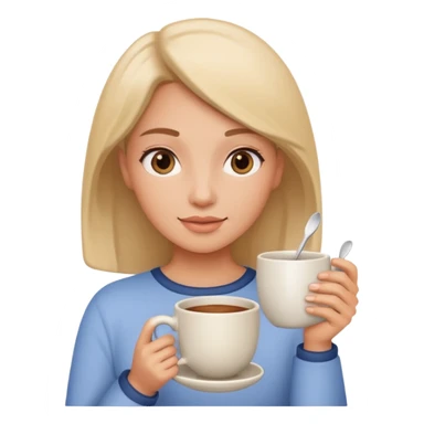 womanPeople Holding Cup sticker