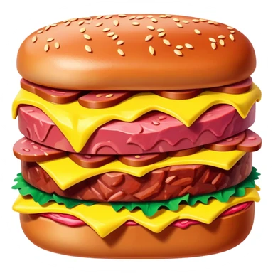 matisse style spam meat landscape sticker