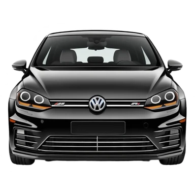 black golf r mk7 2016 sticker
