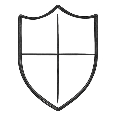 Layout coat of arms shield sticker