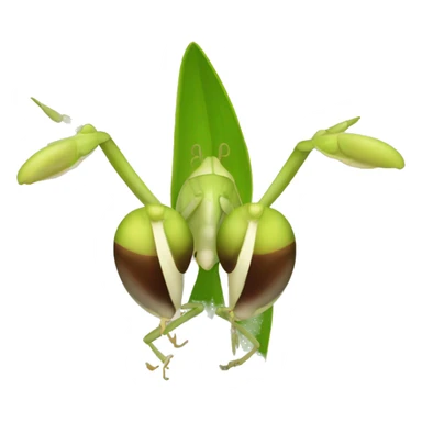 Mantis orquídea  sticker