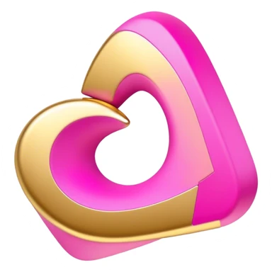 belief gold pink sticker