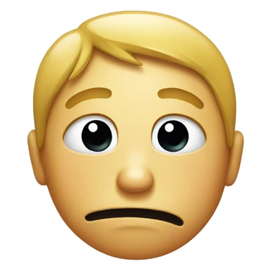 Grossed out face sticker