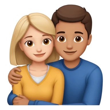 romantic love, romantic couple sitting together sticker