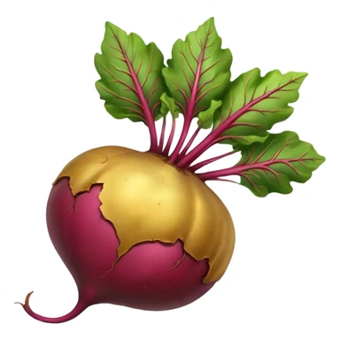 Gold beetroot sticker
