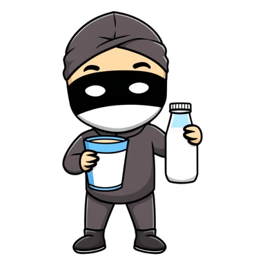 Milk bandit  sticker