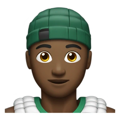 athlete with beads of sweat sticker