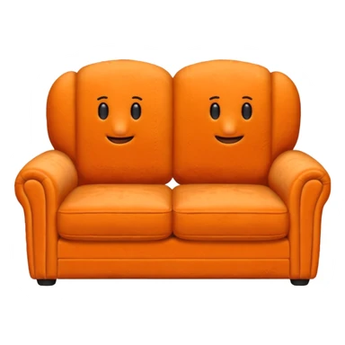 sofa from the TV series Friends sticker