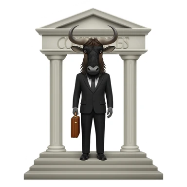 Lawyer Wildebeest sticker