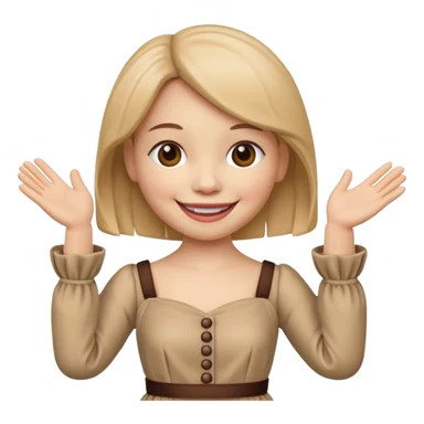 Icon for Puppet Theater: a girl puppet body with puppet face sticker