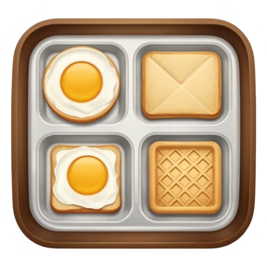 rectangle tray meal sticker