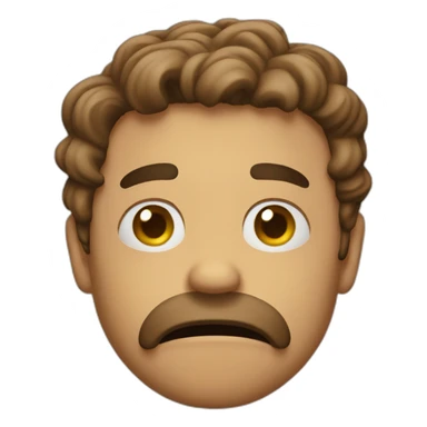 Emoji triste jerry sticker