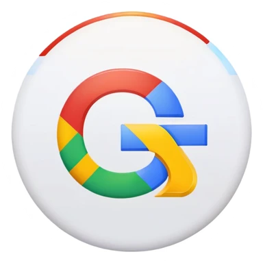 Colourful Google logo G sticker