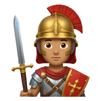 Roman soldier sticker