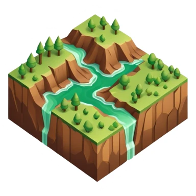 isometric terrain tile sticker