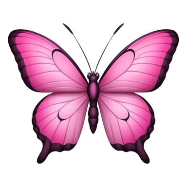 Borboleta rosa sticker