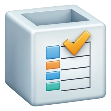 a check box that has white check and the box cover with color #1EB5D0 sticker