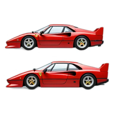 Ferrari F40 side sticker