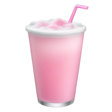 pastel pink drink sticker