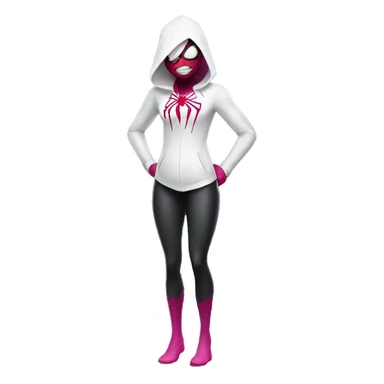 spider gwen full body sticker