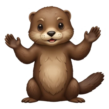 generate a take my money otter emoji, similarly to the futurama meme sticker