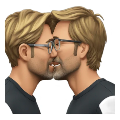 jurgen Klopp kiss sticker